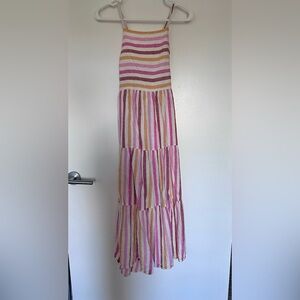 GAP Multicolor Striped Maxi Dress